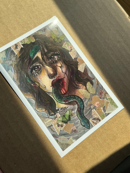 4x6 Print - Fear Will Eat You from the Inside Out