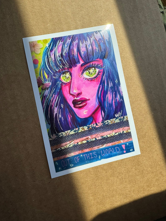 4x6 Print - Out of This World!