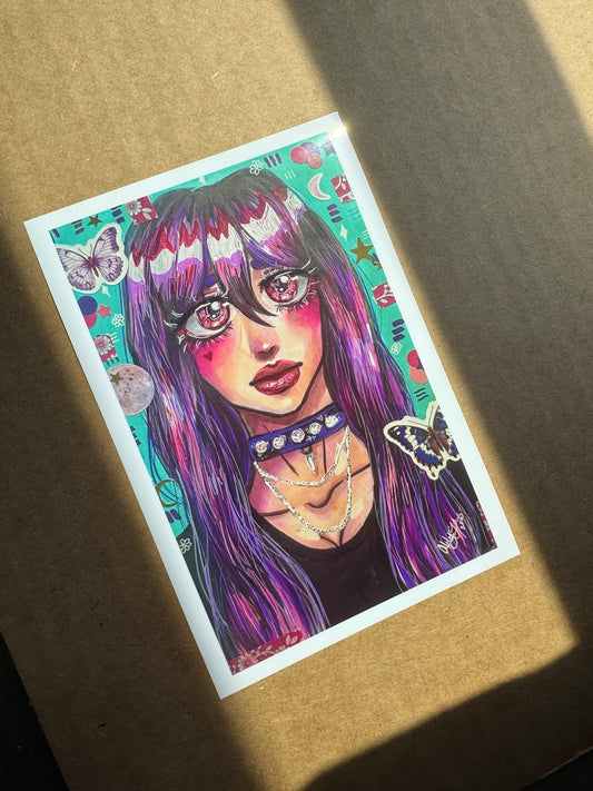 4x6 Print - Magenta Melodies