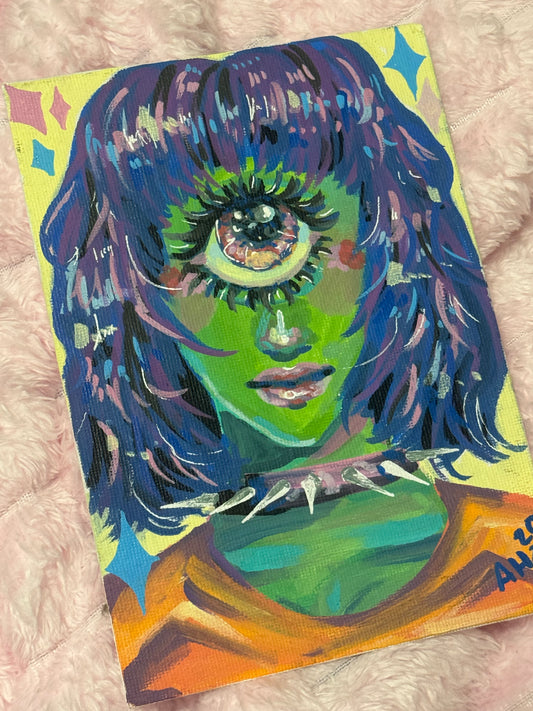"Miss Dreamer" - Original Painting