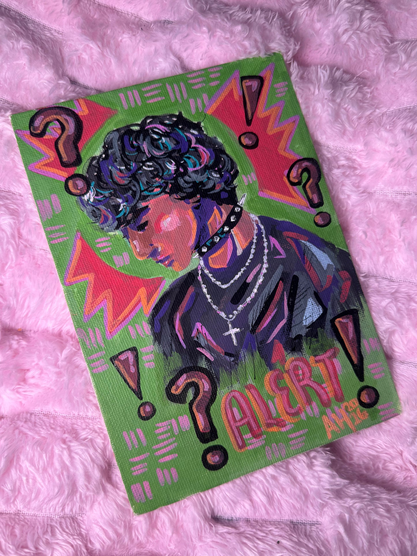 "ALERT!" - Original painting