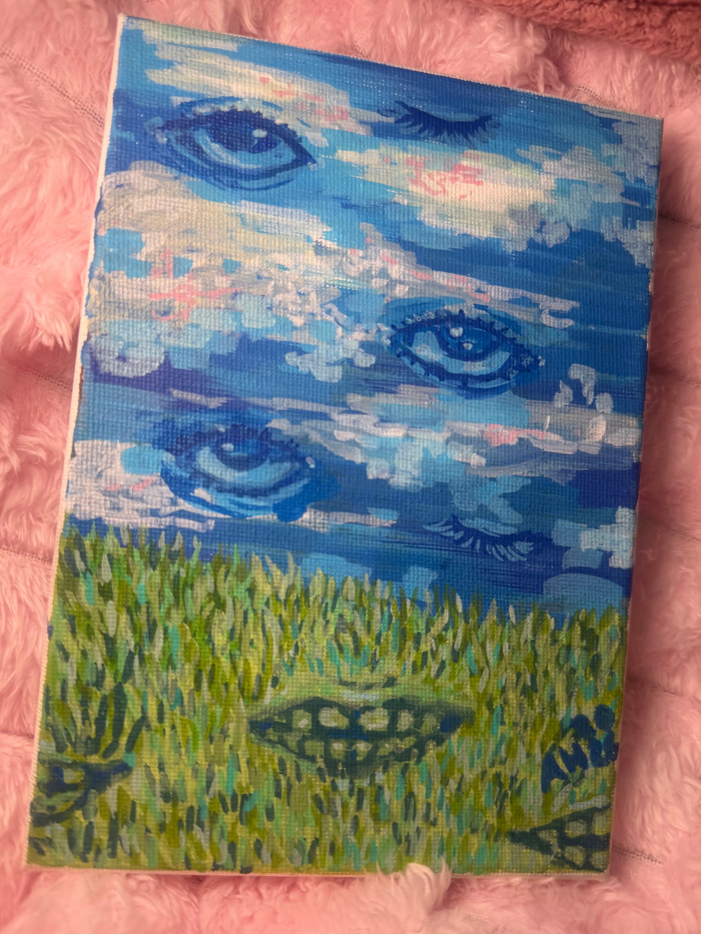 "The World Watches" - Original Painting