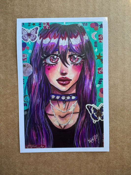 4x6 Print - Magenta Melodies