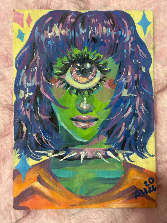 "Miss Dreamer" - Original Painting