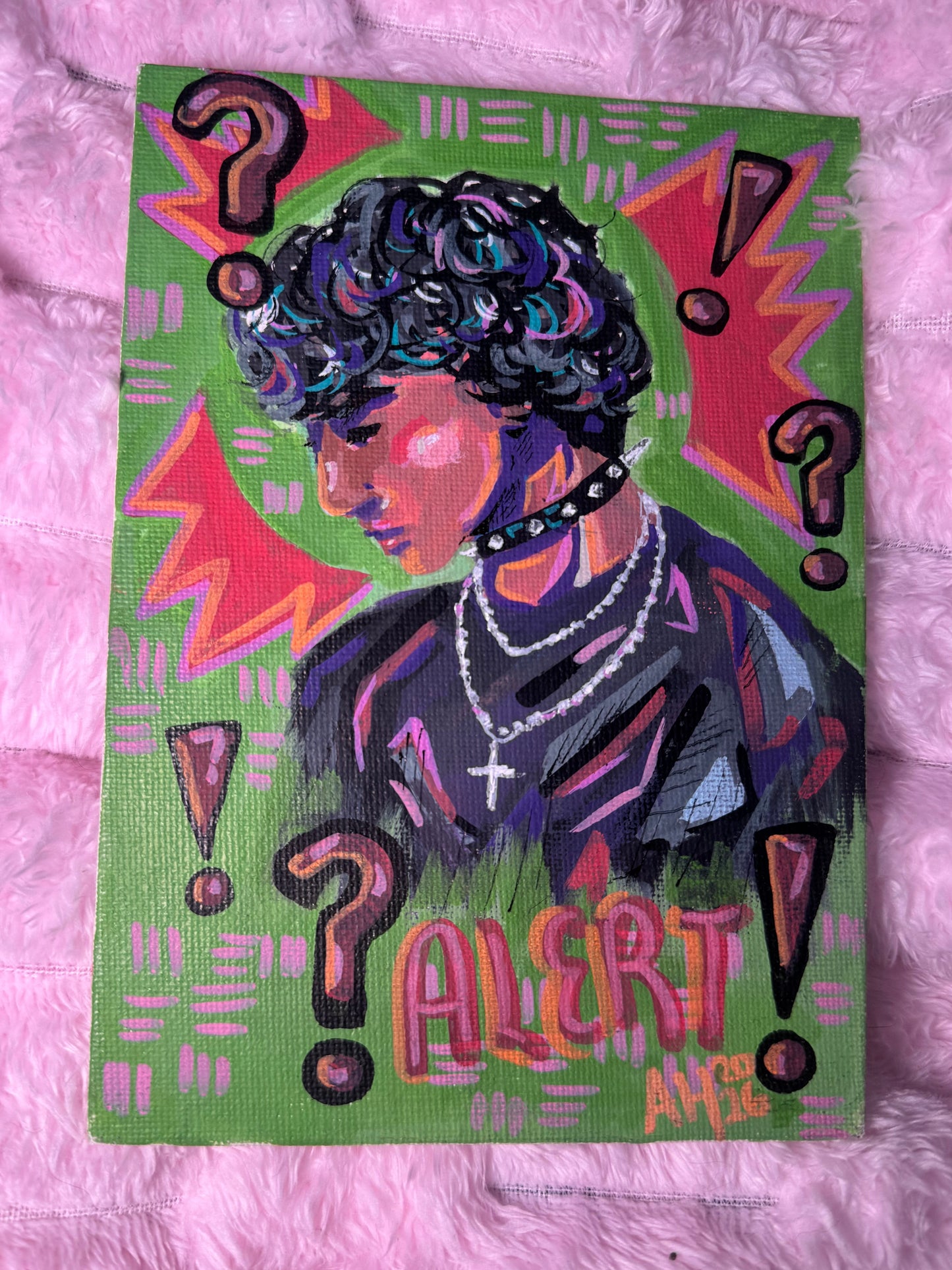 "ALERT!" - Original painting