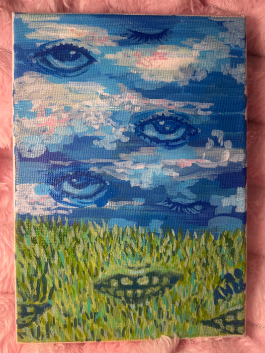 "The World Watches" - Original Painting